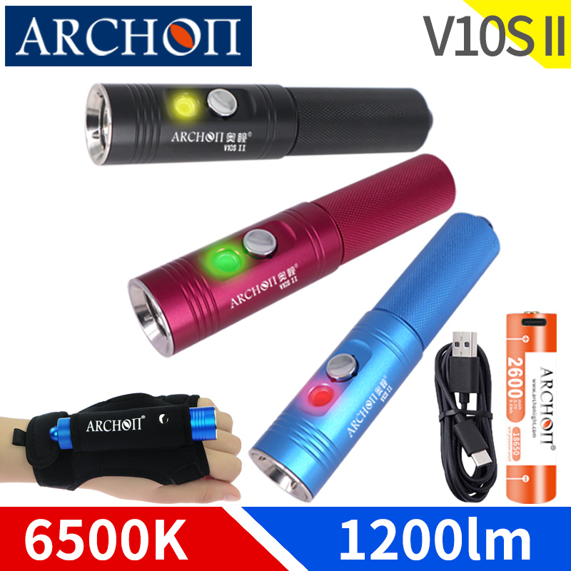Underwater Flashlight - Archon V10s II الغوص مصباح غوص