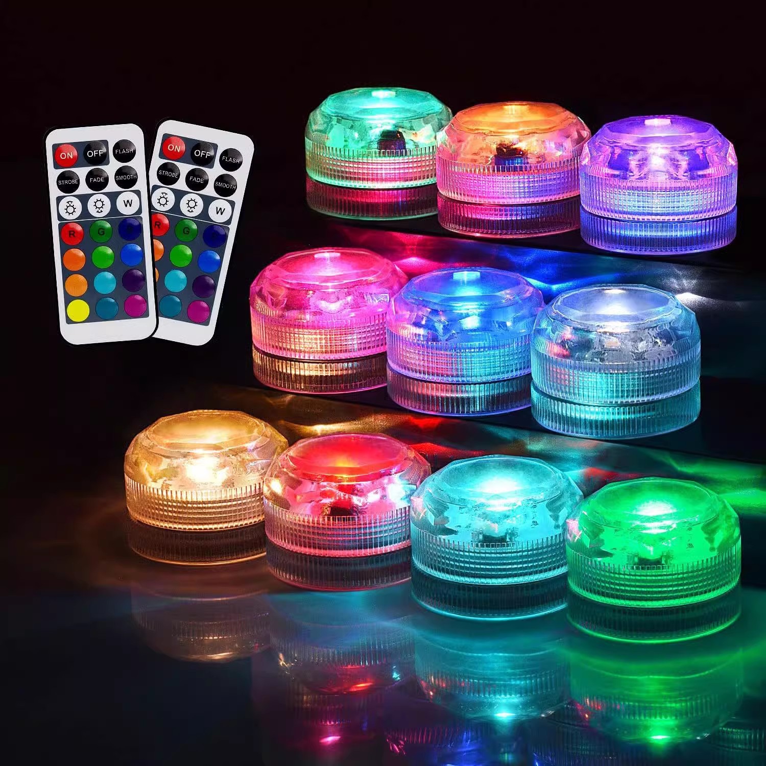 Underwater Flashlight - التحكم عن بعد RGB فلاش الزخرفية