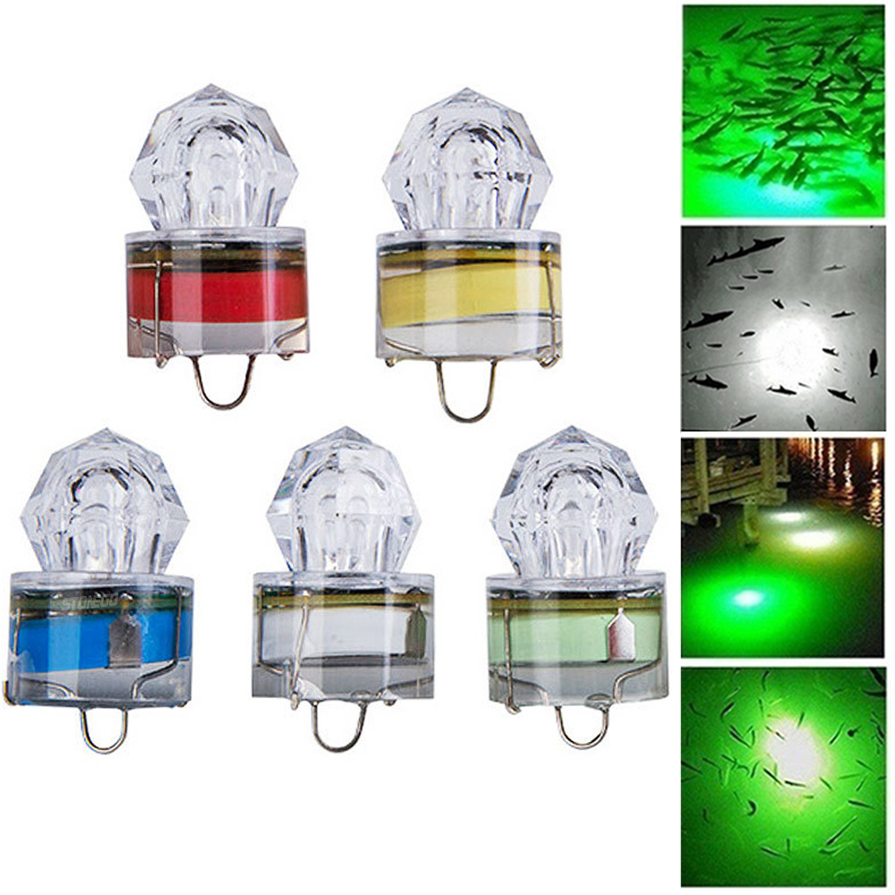 مصباح صيد LED على شكل الماس تح - مراجعة Underwater Flashlight وسعره