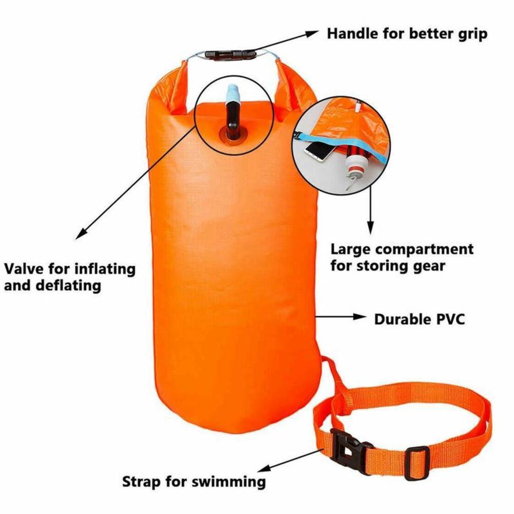 عوامة سباحة قابلة للنفخ خفيفة  - مراجعة Swim Buoy Open Water وسعره