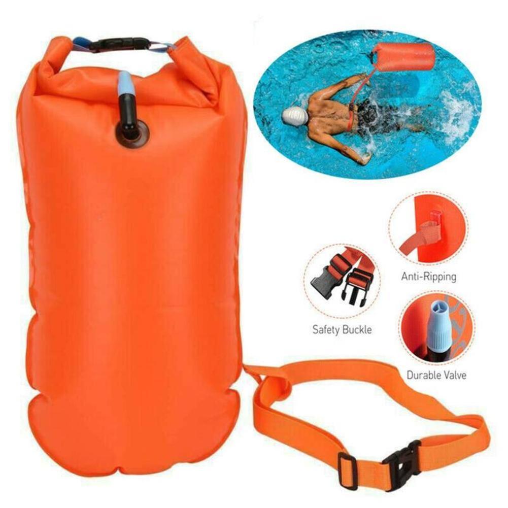 عوامة سباحة قابلة للنفخ مع حزا - مراجعة Swim Buoy Open Water وسعره