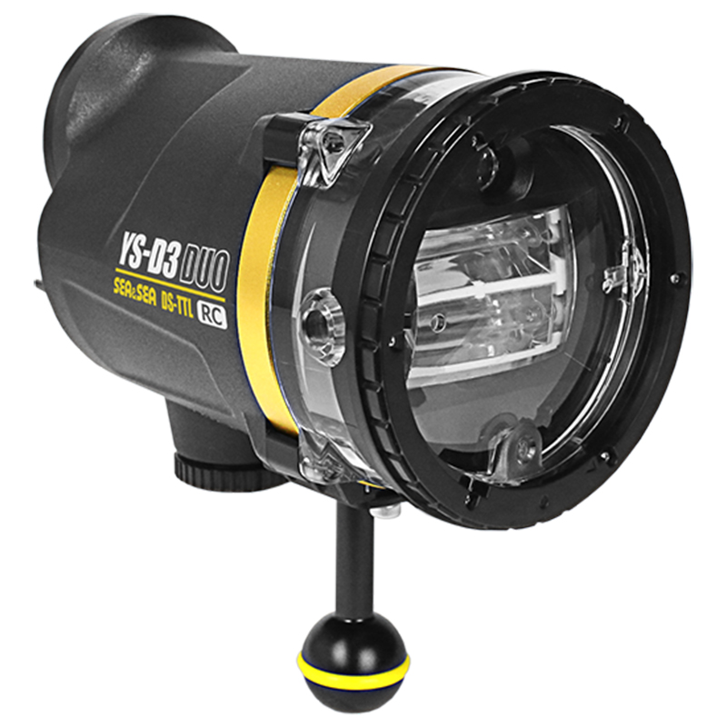 البحر والبحر YS-D3/YS-D3 MKII/ - مراجعة Underwater Flashlight وسعره