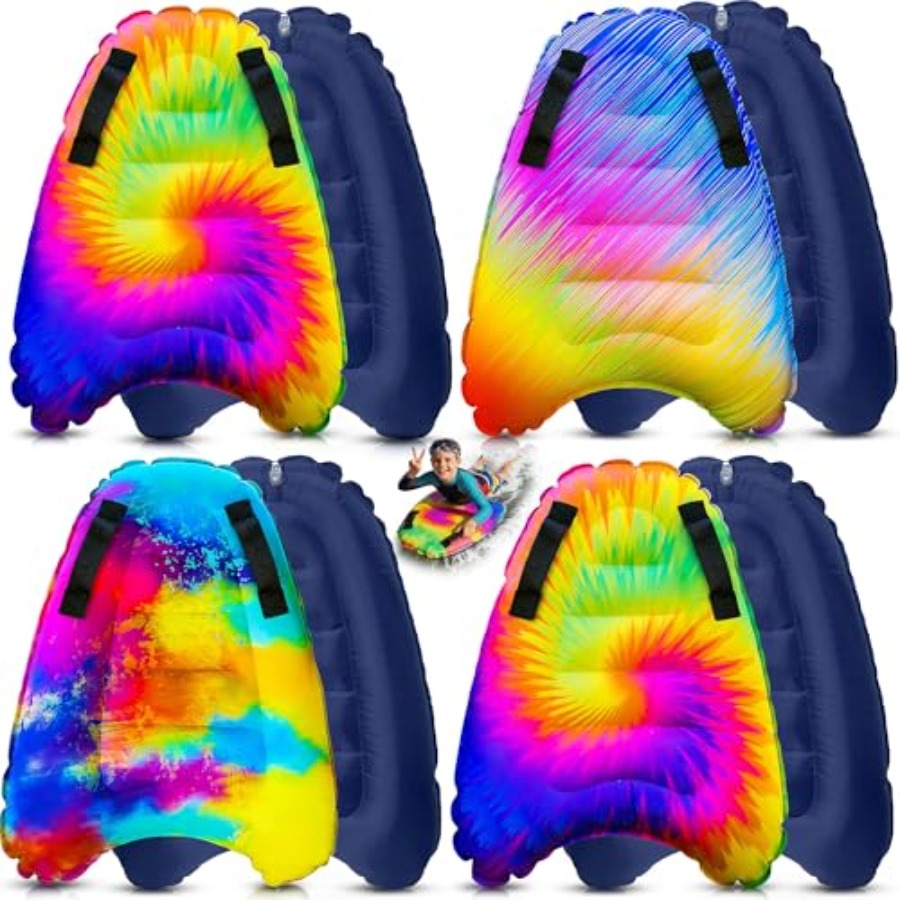مجموعة من 4 ألواح ركوب الأمواج - مراجعة Bodyboard Boogie Board وسعره
